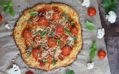Low Carb Blumenkohlpizza – präsentiert von 15minutenrezepte